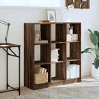 vidaXL Bücherregal Braun Eichen-Optik 102x32x108 cm Holzwerkstoff