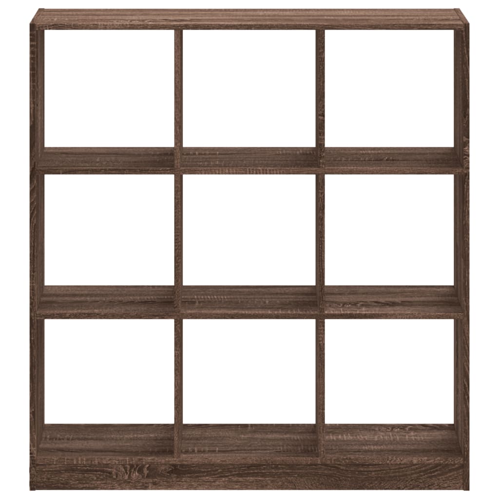 vidaXL Bücherregal Braun Eichen-Optik 102x32x108 cm Holzwerkstoff