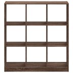 vidaXL Bücherregal Braun Eichen-Optik 102x32x108 cm Holzwerkstoff