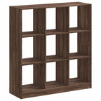 vidaXL Bücherregal Braun Eichen-Optik 102x32x108 cm Holzwerkstoff
