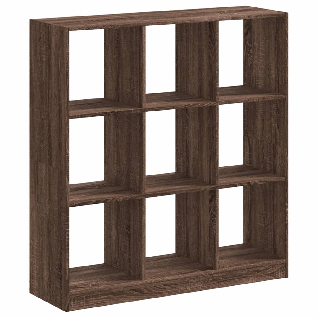 vidaXL Bücherregal Braun Eichen-Optik 102x32x108 cm Holzwerkstoff