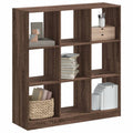 vidaXL Bücherregal Braun Eichen-Optik 102x32x108 cm Holzwerkstoff