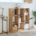 vidaXL Bücherregal Artisan-Eiche 102x32x108 cm Holzwerkstoff