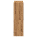 vidaXL Bücherregal Artisan-Eiche 102x32x108 cm Holzwerkstoff