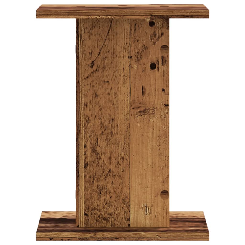 vidaXL Pflanzenständer 2 Stk. Altholz-Optik 30x30x40 cm Holzwerkstoff