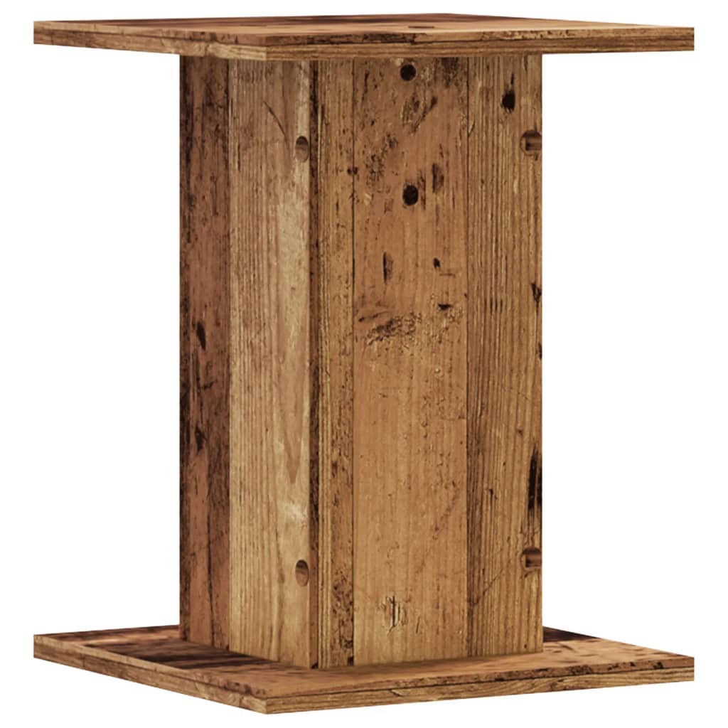 vidaXL Pflanzenständer 2 Stk. Altholz-Optik 30x30x40 cm Holzwerkstoff