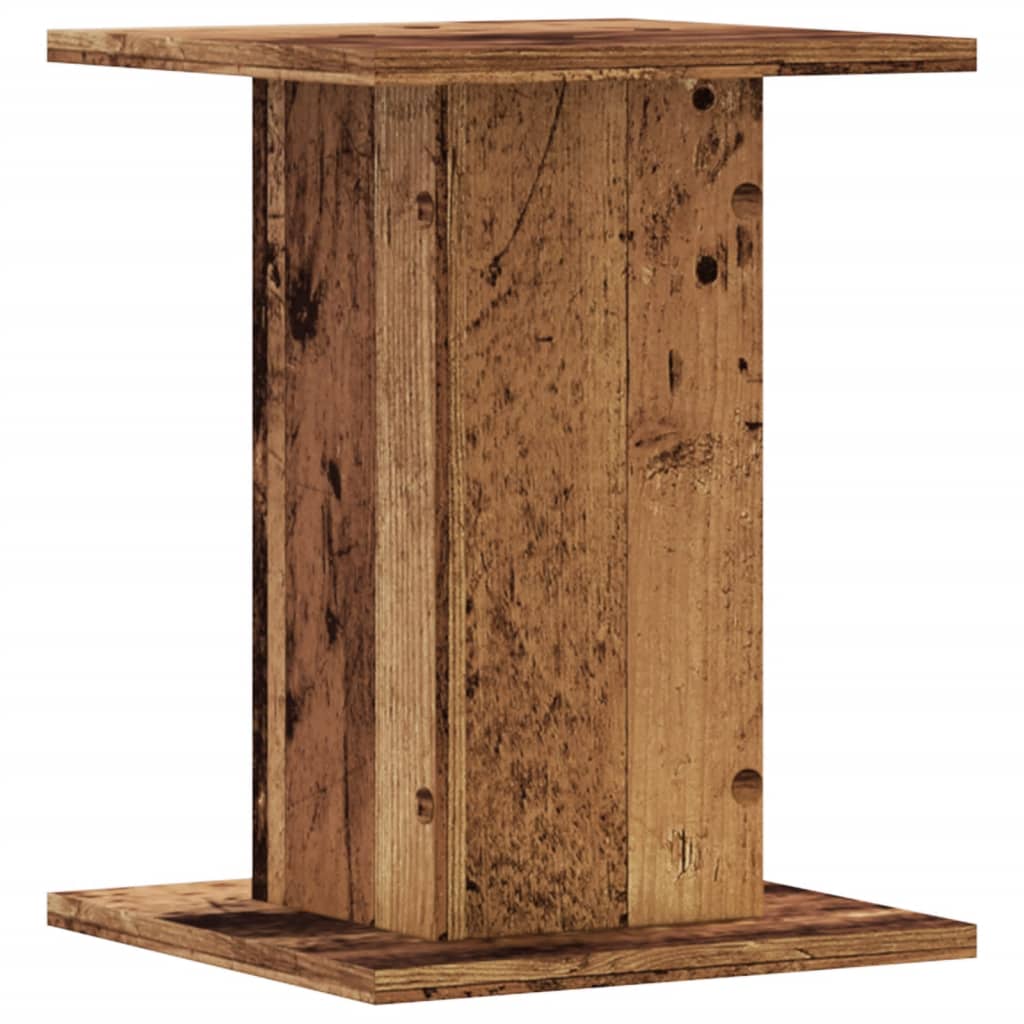 vidaXL Pflanzenständer 2 Stk. Altholz-Optik 30x30x40 cm Holzwerkstoff