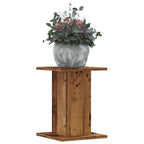 vidaXL Pflanzenständer 2 Stk. Altholz-Optik 30x30x40 cm Holzwerkstoff