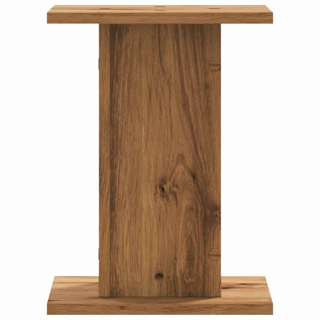 vidaXL Pflanzenständer 2 Stk. Artisan-Eiche 30x30x40 cm Holzwerkstoff