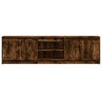 vidaXL TV-Schrank mit LED-Beleuchtung Räuchereiche 180x34x50 cm
