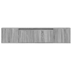 vidaXL TV-Wandschrank mit LED-Beleuchtung Grau Sonoma 180x31x39,5 cm