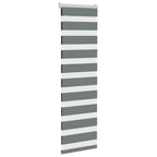 vidaXL Doppelrollo Dunkelgrau Stoffbreite 35,9 cm Polyester