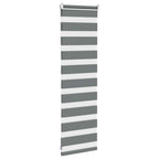 vidaXL Doppelrollo Dunkelgrau Stoffbreite 35,9 cm Polyester