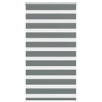 vidaXL Doppelrollo Dunkelgrau Stoffbreite 35,9 cm Polyester