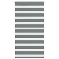 vidaXL Doppelrollo Dunkelgrau Stoffbreite 35,9 cm Polyester