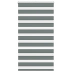 vidaXL Doppelrollo Dunkelgrau Stoffbreite 35,9 cm Polyester