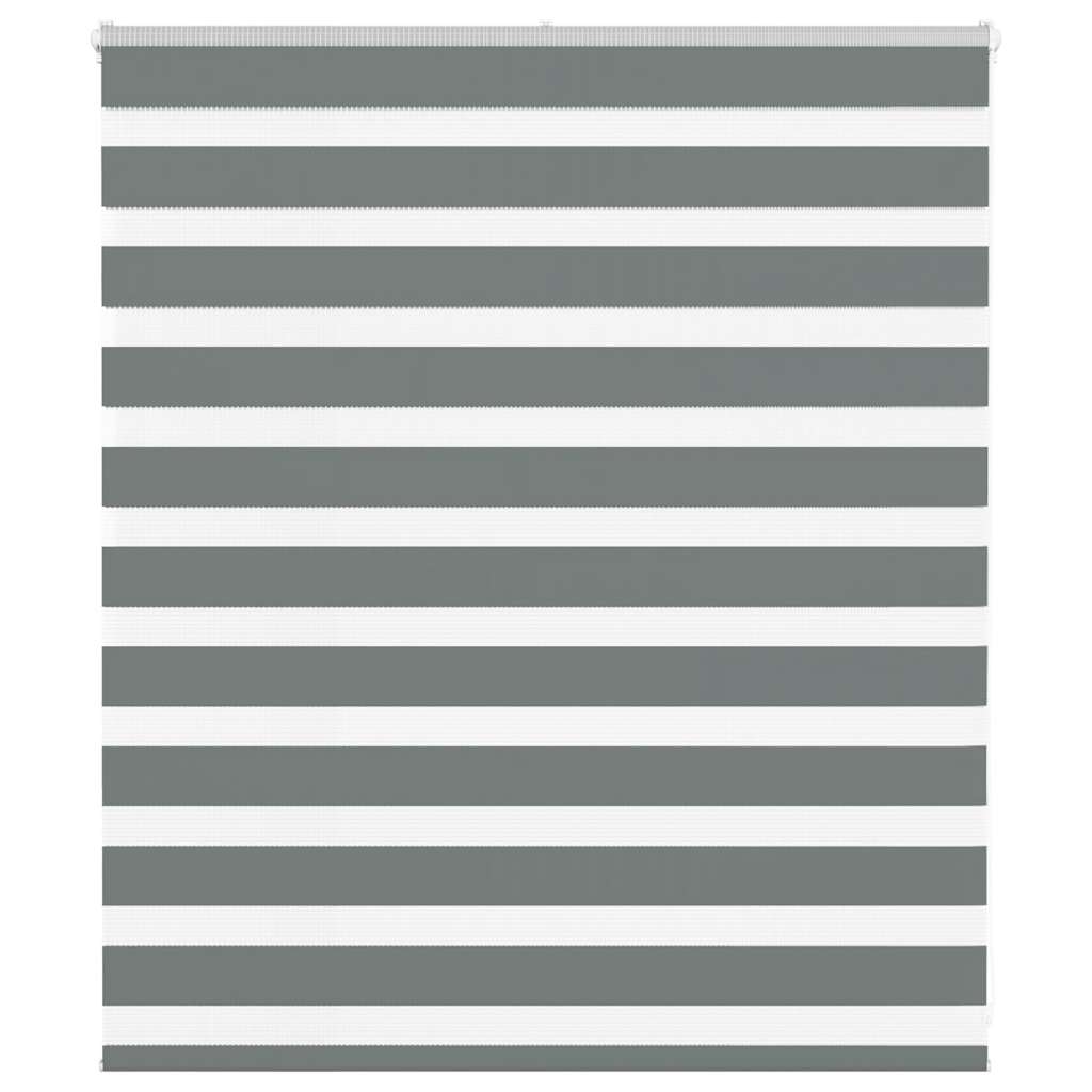 vidaXL Doppelrollo Dunkelgrau Stoffbreite 35,9 cm Polyester