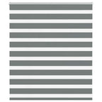 vidaXL Doppelrollo Dunkelgrau Stoffbreite 35,9 cm Polyester