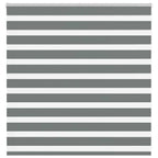 vidaXL Doppelrollo Dunkelgrau Stoffbreite 35,9 cm Polyester
