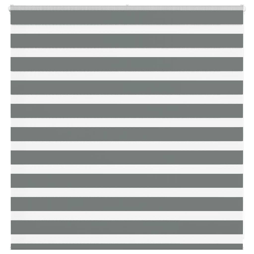 vidaXL Doppelrollo Dunkelgrau Stoffbreite 35,9 cm Polyester