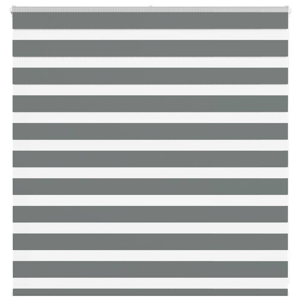 vidaXL Doppelrollo Dunkelgrau Stoffbreite 35,9 cm Polyester