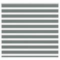 vidaXL Doppelrollo Dunkelgrau Stoffbreite 35,9 cm Polyester