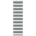 vidaXL Doppelrollo Dunkelgrau Stoffbreite 35,9 cm Polyester