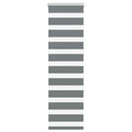 vidaXL Doppelrollo Dunkelgrau Stoffbreite 35,9 cm Polyester