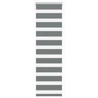vidaXL Doppelrollo Dunkelgrau Stoffbreite 35,9 cm Polyester