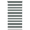 vidaXL Doppelrollo Dunkelgrau Stoffbreite 35,9 cm Polyester
