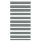 vidaXL Doppelrollo Dunkelgrau Stoffbreite 35,9 cm Polyester
