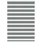 vidaXL Doppelrollo Dunkelgrau Stoffbreite 35,9 cm Polyester