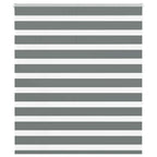 vidaXL Doppelrollo Dunkelgrau Stoffbreite 35,9 cm Polyester