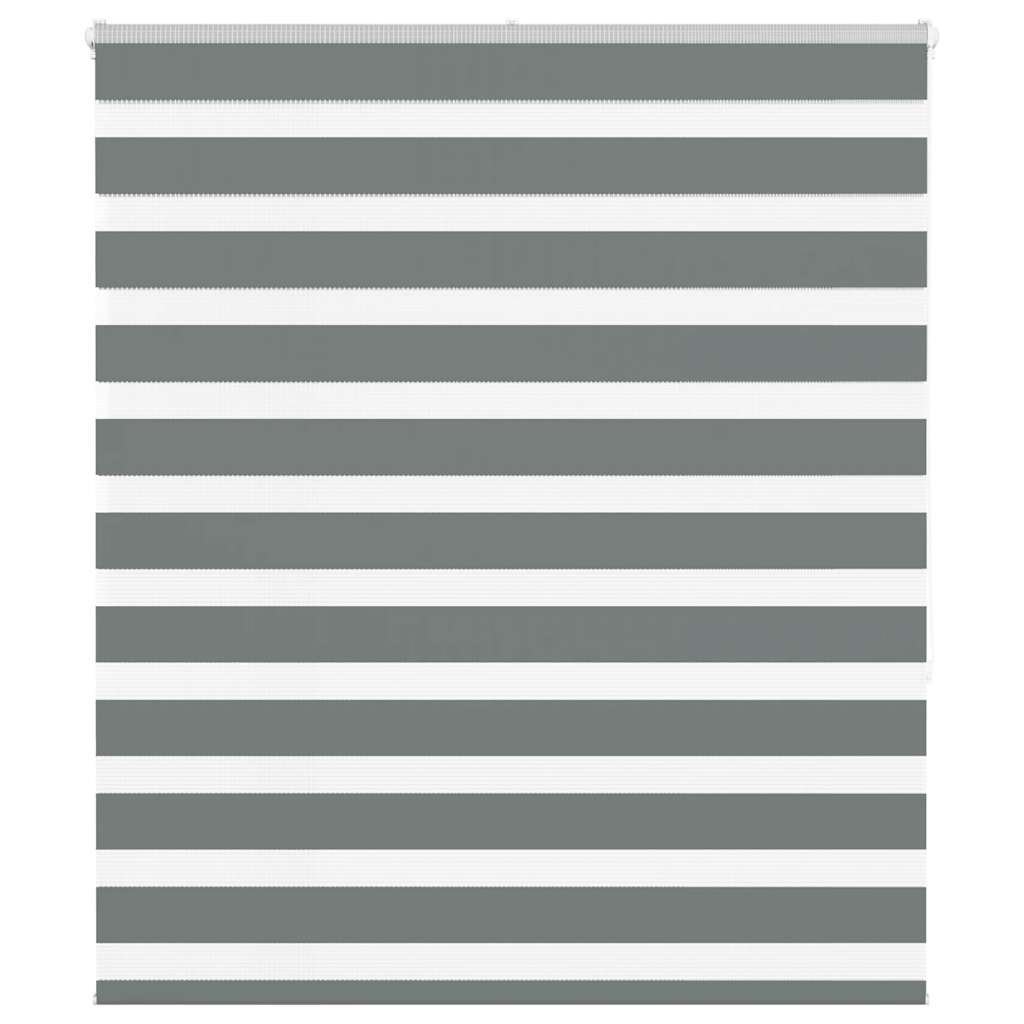 vidaXL Doppelrollo Dunkelgrau Stoffbreite 35,9 cm Polyester
