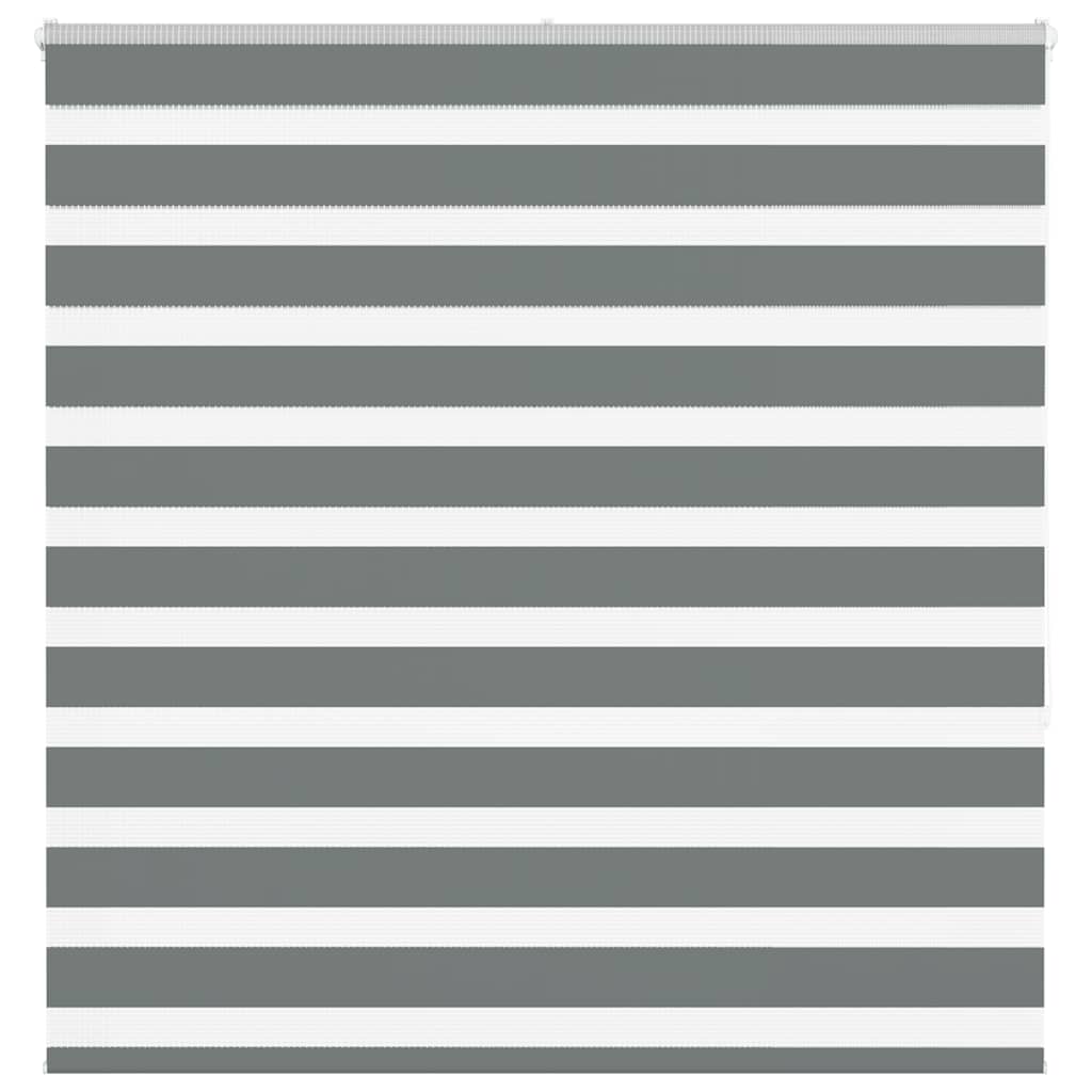 vidaXL Doppelrollo Dunkelgrau Stoffbreite 35,9 cm Polyester