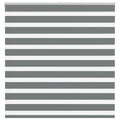 vidaXL Doppelrollo Dunkelgrau Stoffbreite 35,9 cm Polyester