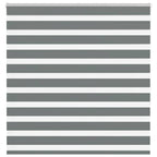 vidaXL Doppelrollo Dunkelgrau Stoffbreite 35,9 cm Polyester