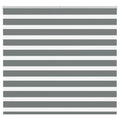 vidaXL Doppelrollo Dunkelgrau Stoffbreite 35,9 cm Polyester