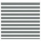 vidaXL Doppelrollo Dunkelgrau Stoffbreite 35,9 cm Polyester
