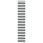 vidaXL Doppelrollo Dunkelgrau Stoffbreite 35,9 cm Polyester