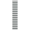 vidaXL Doppelrollo Dunkelgrau Stoffbreite 35,9 cm Polyester