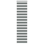 vidaXL Doppelrollo Dunkelgrau Stoffbreite 35,9 cm Polyester