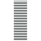 vidaXL Doppelrollo Dunkelgrau Stoffbreite 35,9 cm Polyester