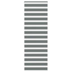 vidaXL Doppelrollo Dunkelgrau Stoffbreite 35,9 cm Polyester