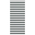 vidaXL Doppelrollo Dunkelgrau Stoffbreite 35,9 cm Polyester