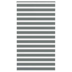 vidaXL Doppelrollo Dunkelgrau Stoffbreite 35,9 cm Polyester