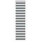 vidaXL Doppelrollo Dunkelgrau Stoffbreite 35,9 cm Polyester