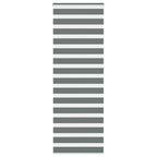 vidaXL Doppelrollo Dunkelgrau Stoffbreite 35,9 cm Polyester