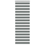 vidaXL Doppelrollo Dunkelgrau Stoffbreite 35,9 cm Polyester