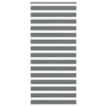 vidaXL Doppelrollo Dunkelgrau Stoffbreite 35,9 cm Polyester